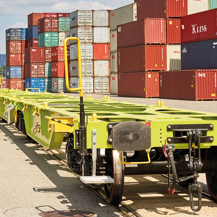 Novembre 2020 : 1er wagon intermodal européen optimisé pour le