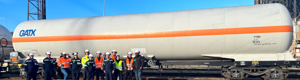 GATX Rail Europe en visite chez Total Gonfreville - gatx.eu - FR