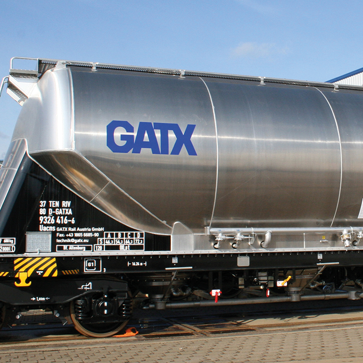 Wagon citerne chimiquier GATX époque VI