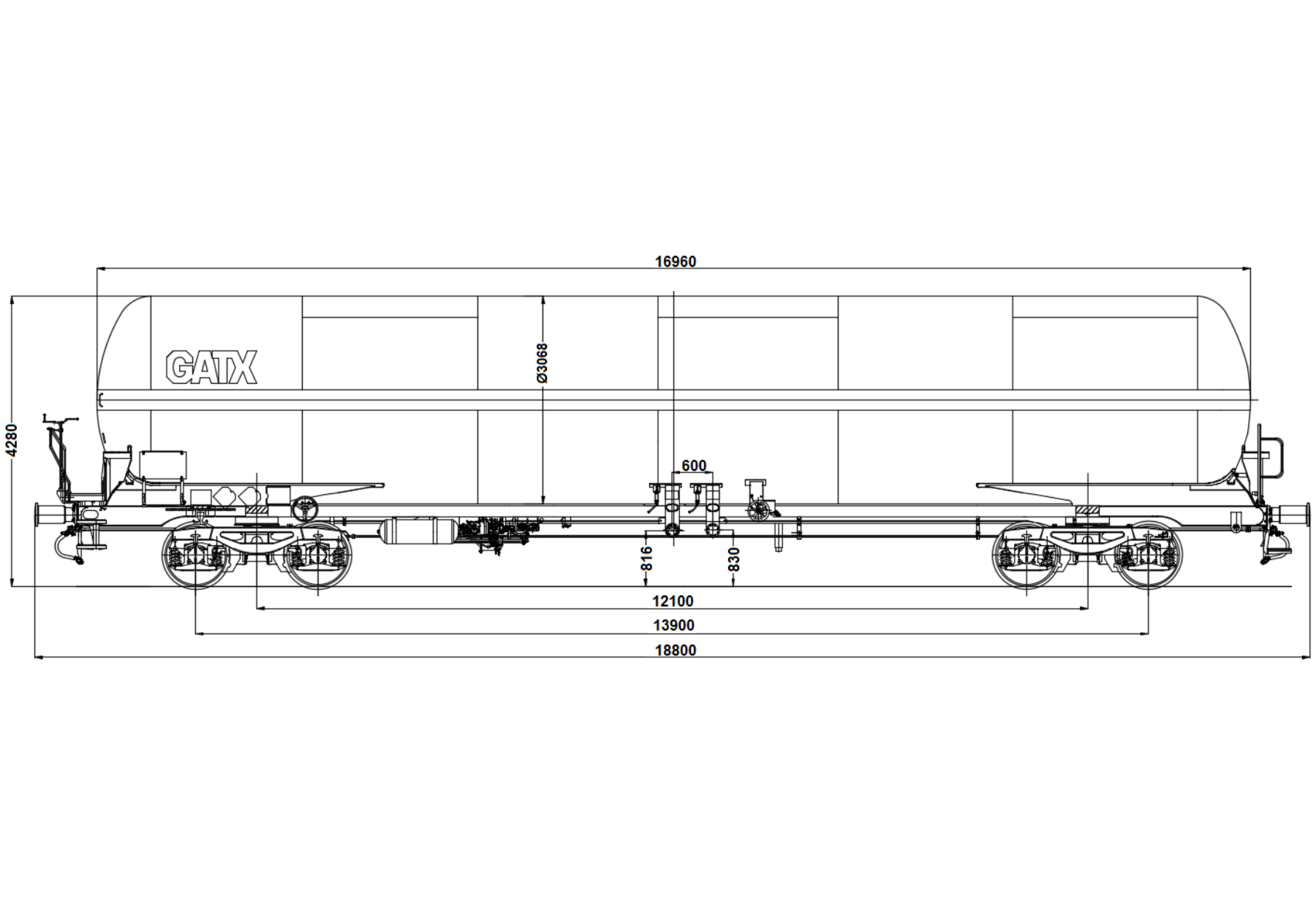Zags / GATX type 7598 (119 m³) - gatx.eu - EN